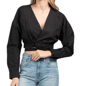 ETICA NWT April Surplice Top